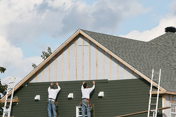 Professional Siding Replacement technician working in Maytown, PA